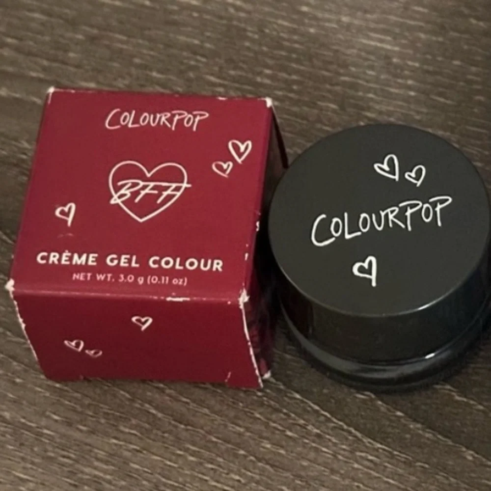 Colourpop Creme Gel Colour Hustla Eyeliner Eye Liner Metallic Black Silver